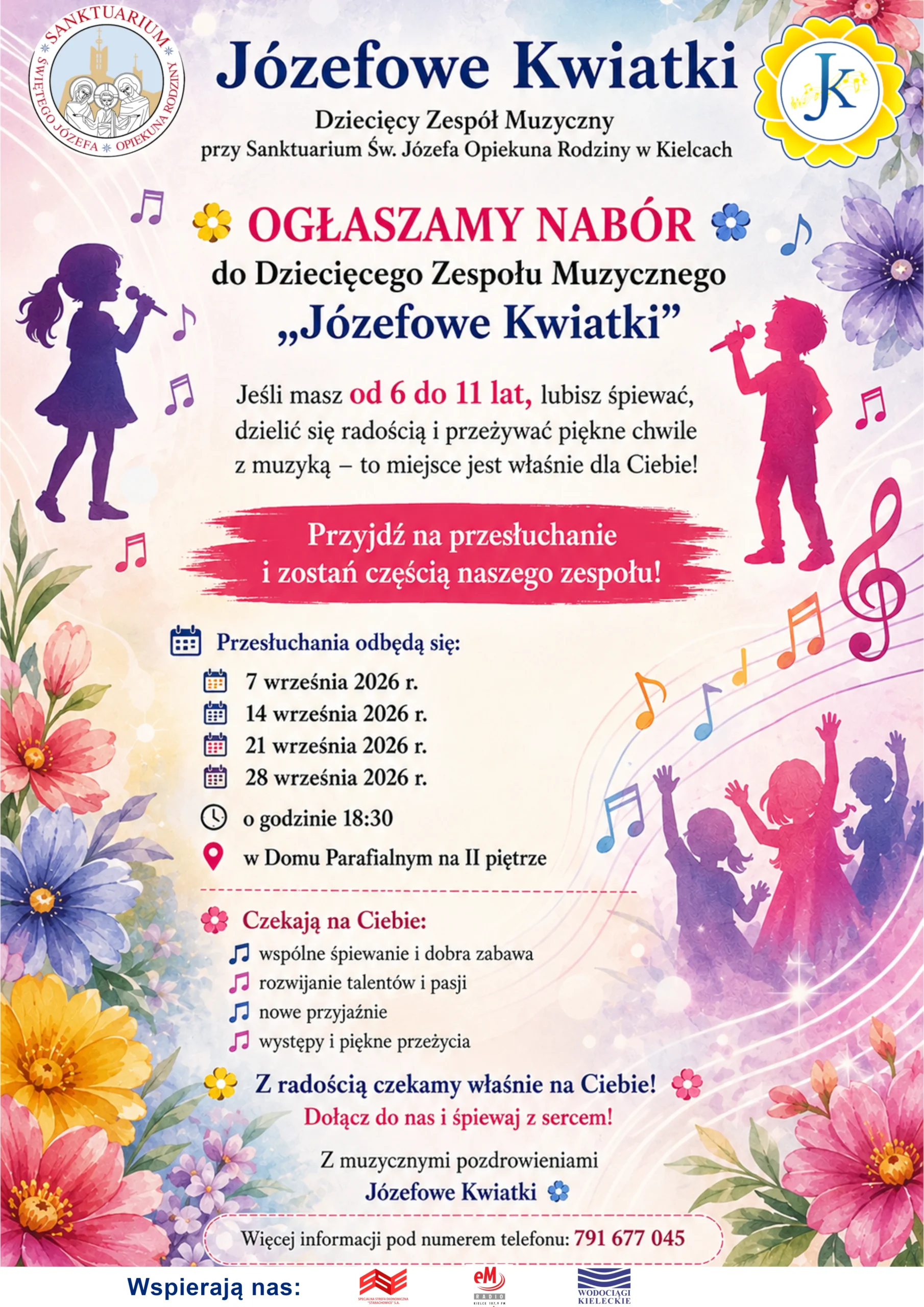 Nabór do Zespołu Józefowe Kwiatki